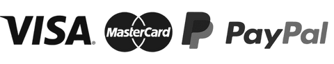 Visa, Mastercard, PayPal